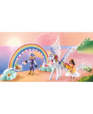 PLAYMOBIL Princess Magic Pegasus with Rainbow Care Set, 85 Pieces - Image 5