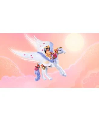 PLAYMOBIL Princess Magic Pegasus with Rainbow Care Set, 85 Pieces - Image 6