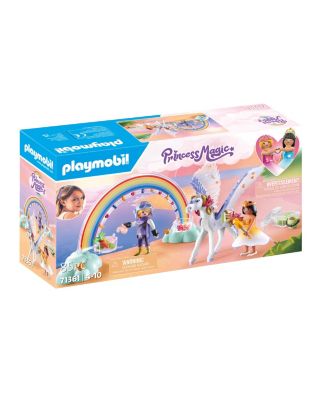PLAYMOBIL Princess Magic Pegasus with Rainbow Care Set, 85 Pieces - Image 7