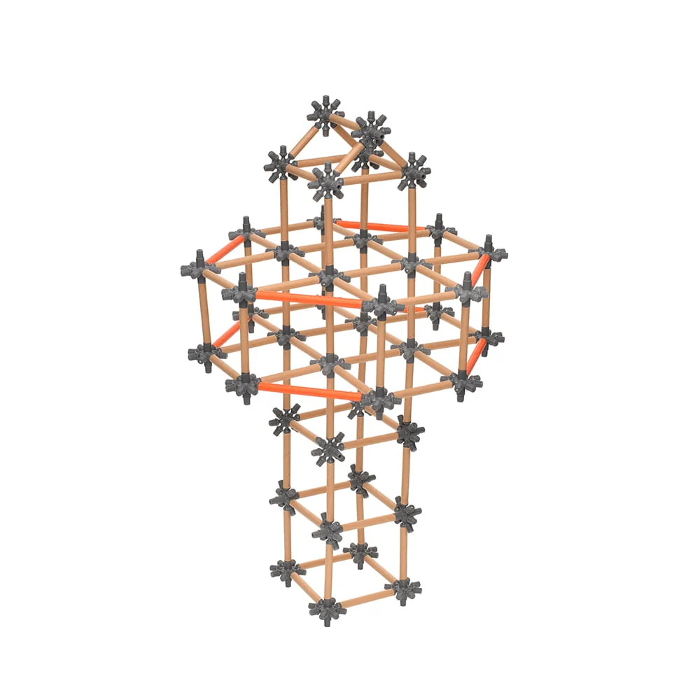 Playsteam Love the Ocean 155-Piece Green Straw Architect Kit - Image 2