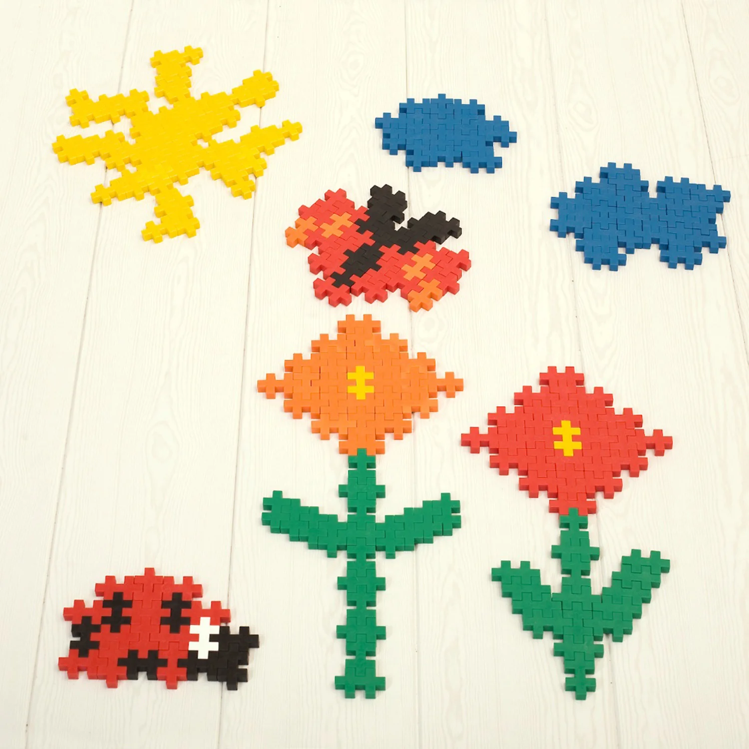 Plus-Plus Basic Open Construction Set - 1200 Pieces Building Toy - Image 3