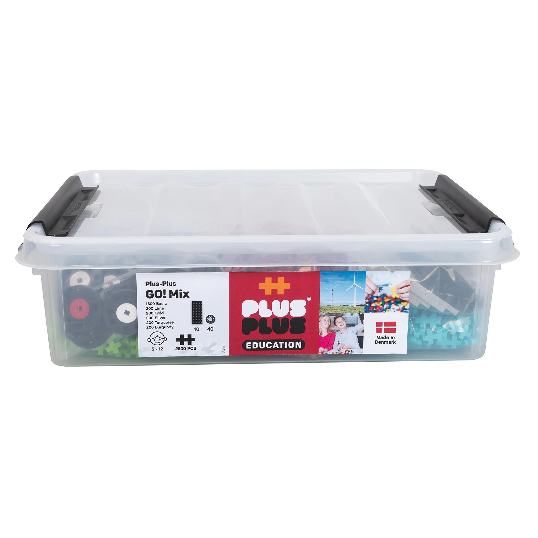 Plus-Plus GO! 2600-Piece Educational Building Set - Creative Play Tub - Image 2