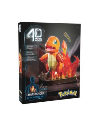 Pokémon Charmander 3D Model Kit - Kanto Starter Collection, 241 Pieces - Image 4