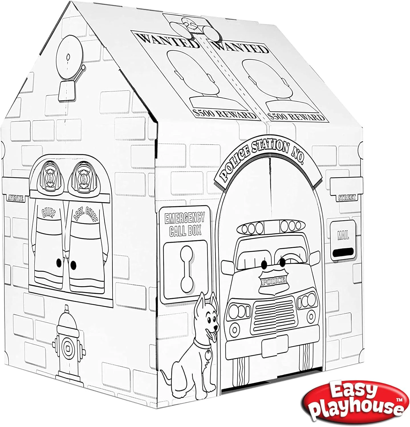 Adventure Playtime Police and Fire Station Playset - Image 5
