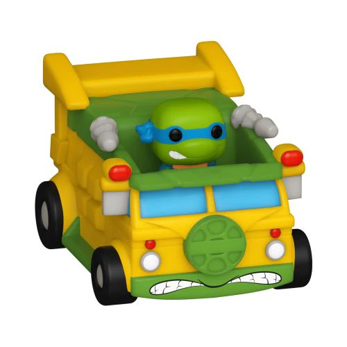 Funko Bitty POP! TMNT 0.9 inch Vinyl Ride - Leonardo with Turtle Van - Image 3