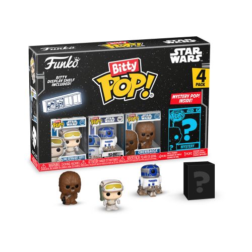 Funko POP Bitty Star Wars Mini Figures Set - Luke Skywalker Collection 0.9 inch