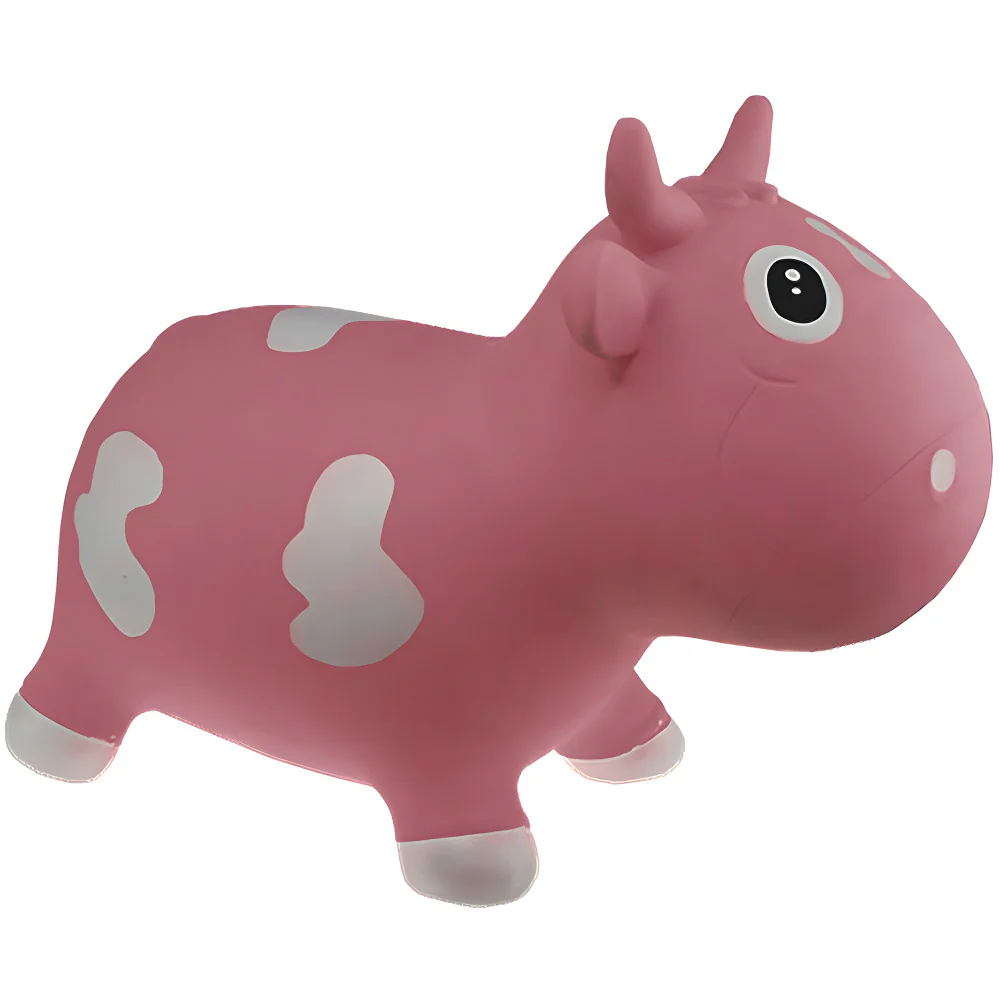Pop It Up Kidzzfarm Bouncing Cow - Pink, Inflatable Hopper for Toddlers - Image 8