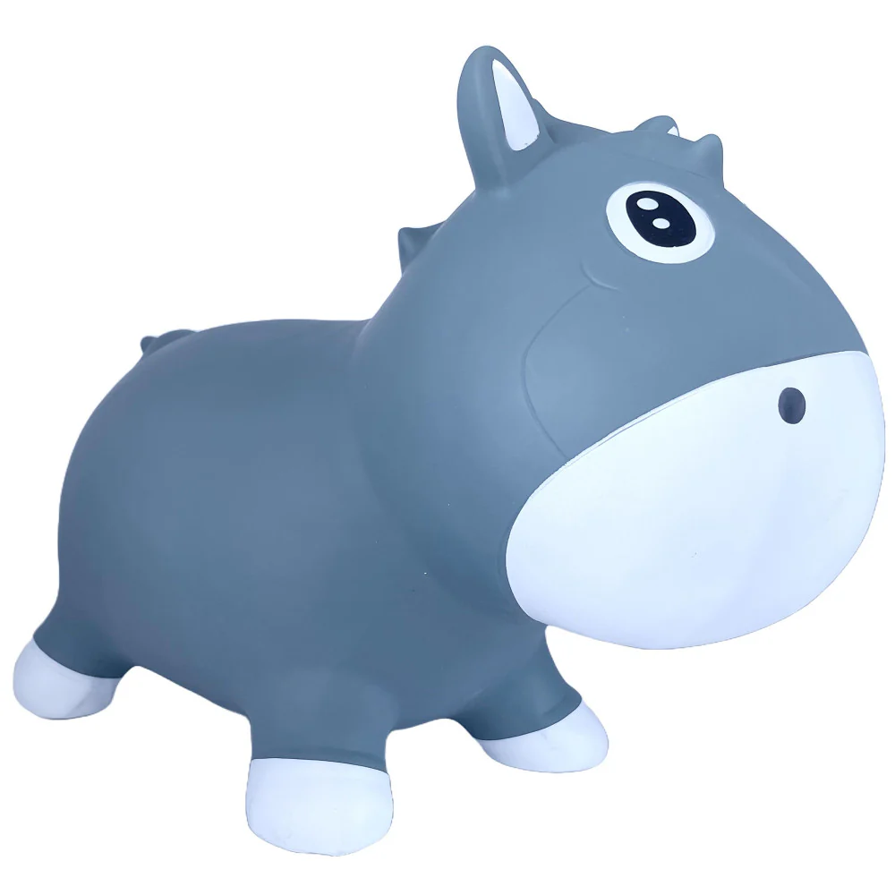Kidzzfarm Bouncy Junior Blue Horse: Inflatable Hopper for Toddlers
