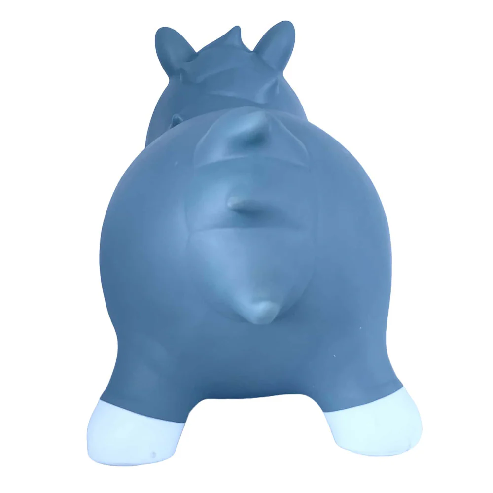 Kidzzfarm Bouncy Junior Blue Horse: Inflatable Hopper for Toddlers - Image 4