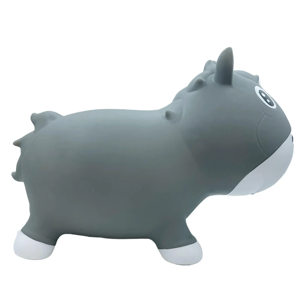 Pop It Up: Kidzzfarm Bouncy Horse Junior - Grey - Inflatable Animal Hopper - Image 7