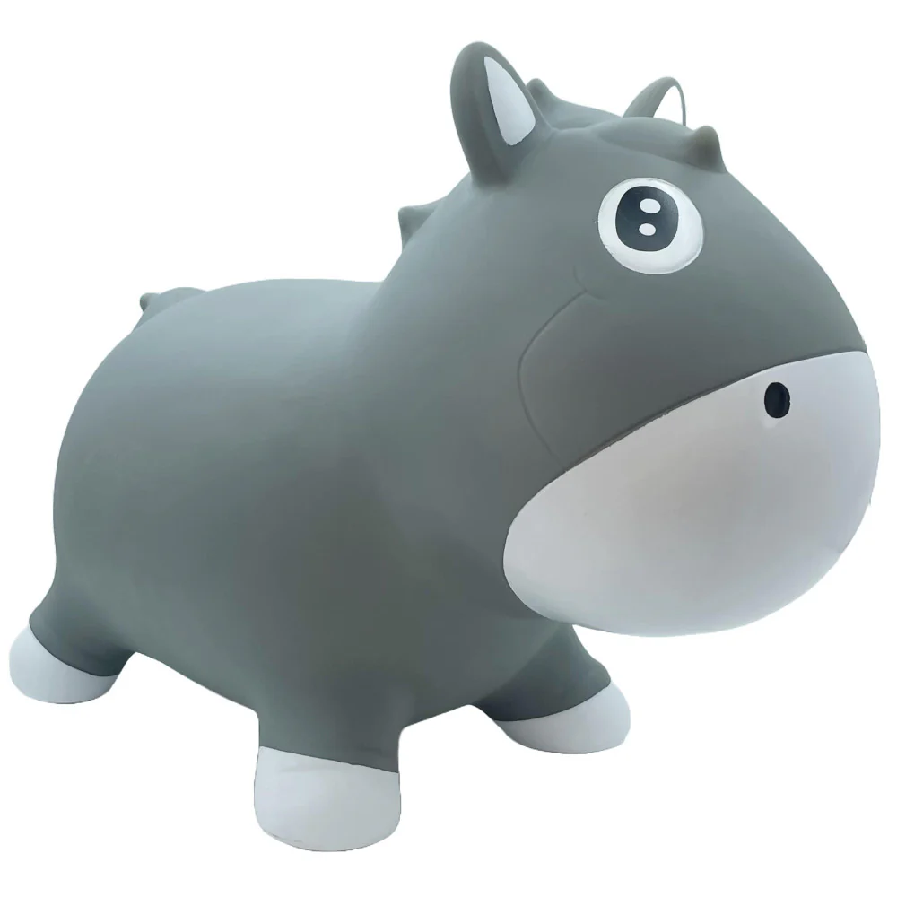 Pop It Up: Kidzzfarm Bouncy Horse Junior - Grey - Inflatable Animal Hopper - Image 8