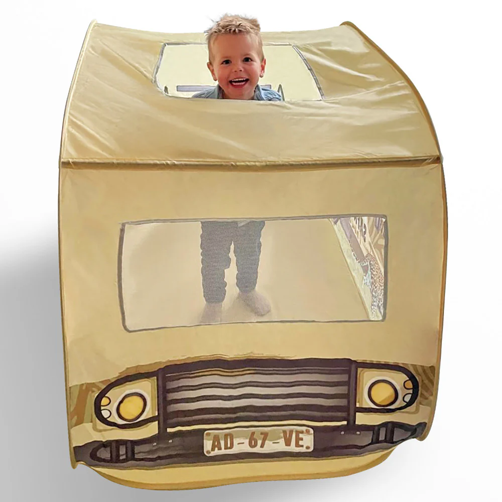 Pop It Up Safari Truck Tent - Wildlife Themed Playhouse - Image 6