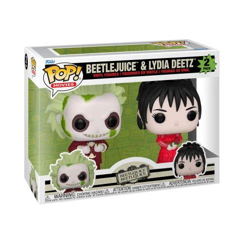 Funko POP! Movies Beetlejuice and Lydia 4.65 inch Vinyl Figures 2pk