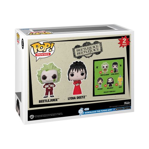 Funko POP! Movies Beetlejuice and Lydia 4.65 inch Vinyl Figures 2pk - Image 3