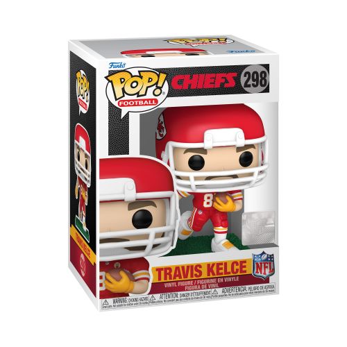 Funko POP! NFL Chiefs Travis Kelce 4-inch Vinyl Figure - Road Uniform