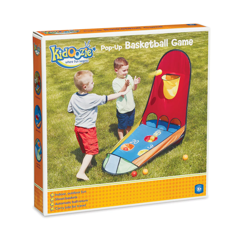 Kidoozie Pop-Up Basketball Game Set for Kids - Image 2