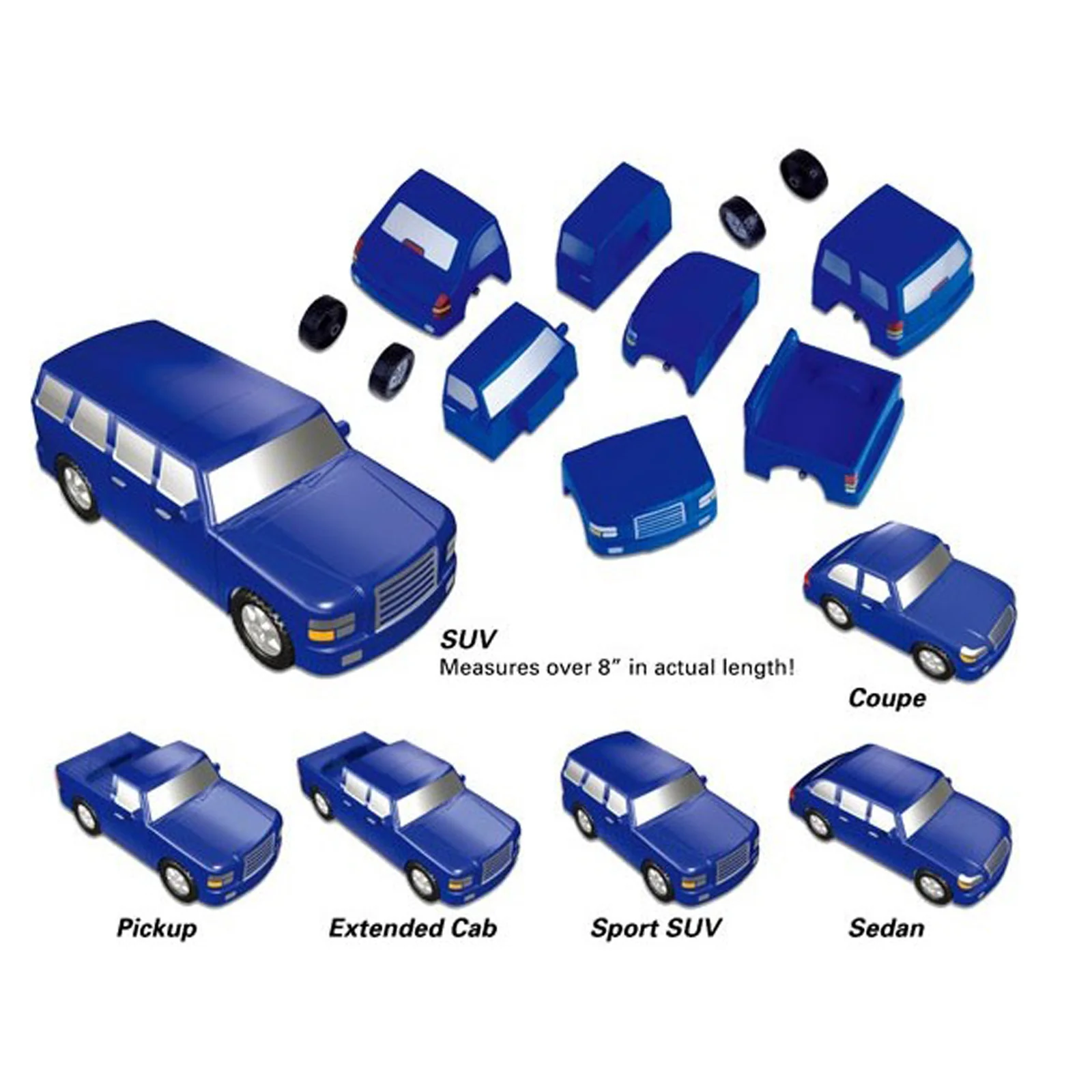 Popular Playthings Build-a-Car Magnetic Construction Set - Image 2