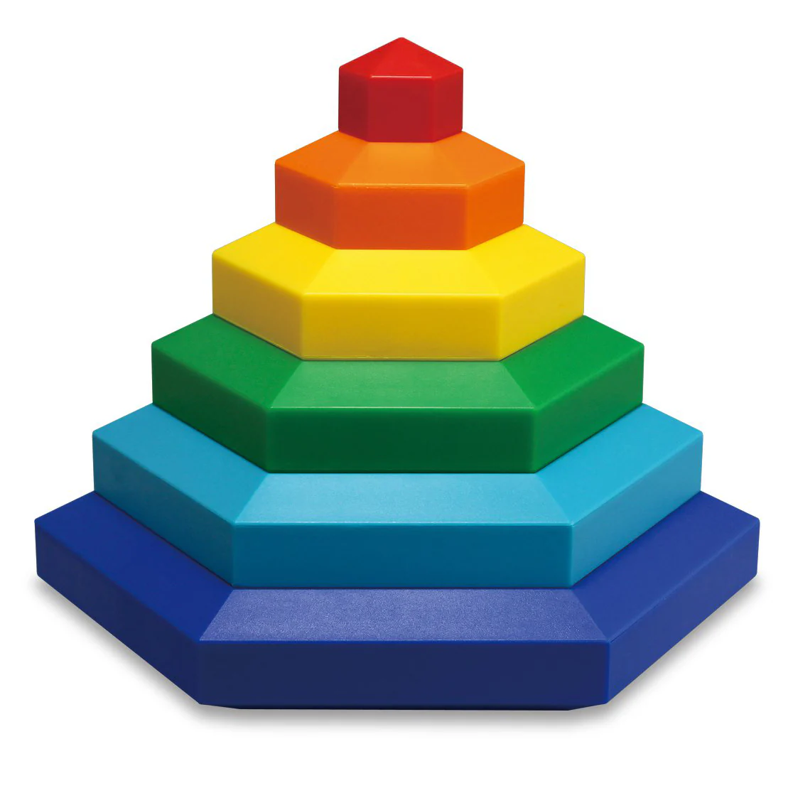 Popular Playthings Hexacus Stacking Game - Colorful Educational Toy - Image 2
