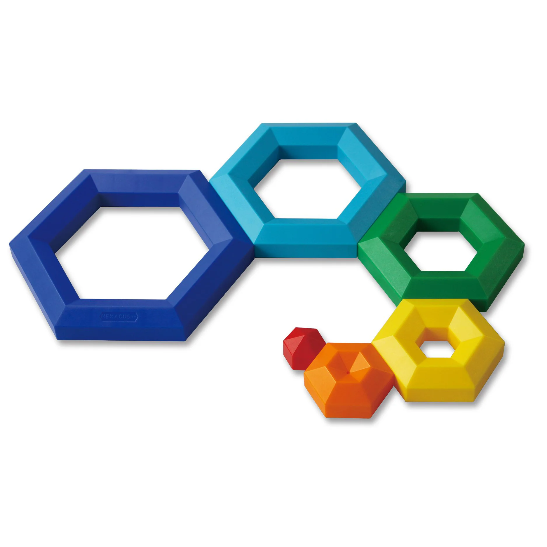 Popular Playthings Hexacus Stacking Game - Colorful Educational Toy - Image 3