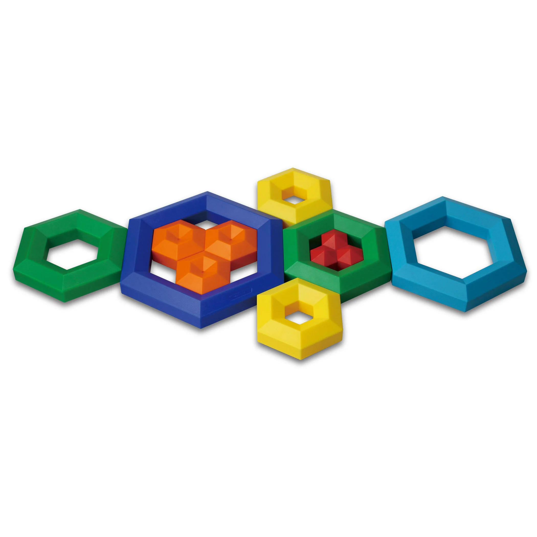 Popular Playthings Hexacus Stacking Game - Colorful Educational Toy - Image 5