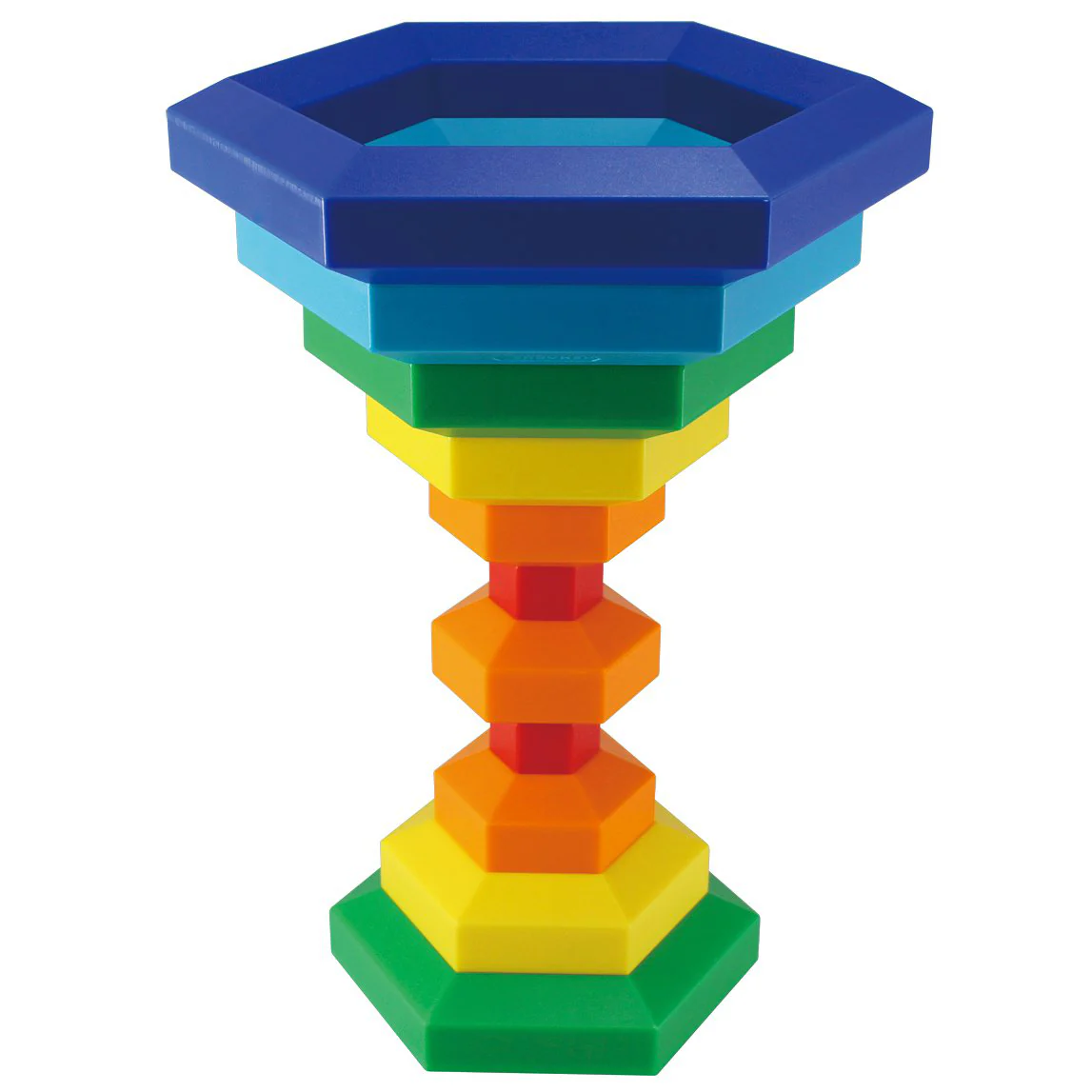 Popular Playthings Hexacus Stacking Game - Colorful Educational Toy - Image 6