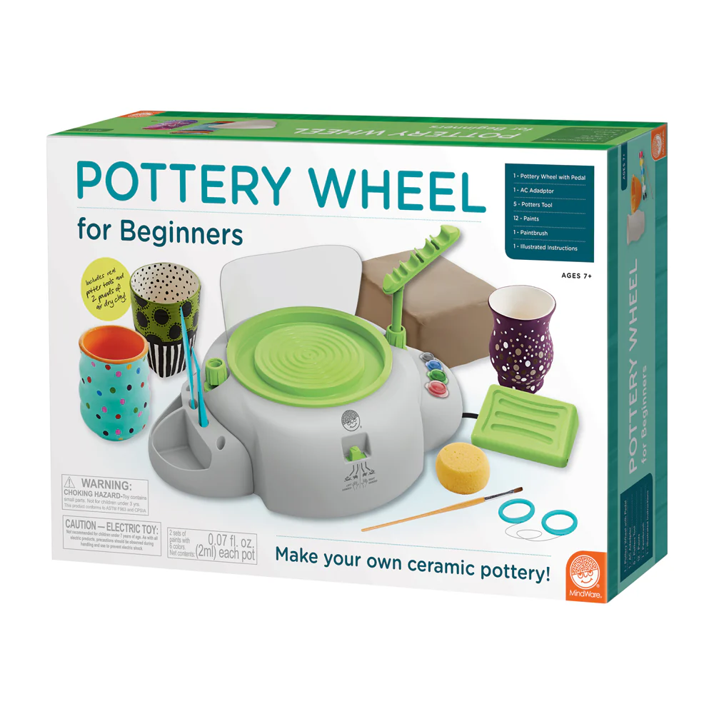 MindWare Creative Studio Pottery Wheel Kit with Foot Pedal - Image 2