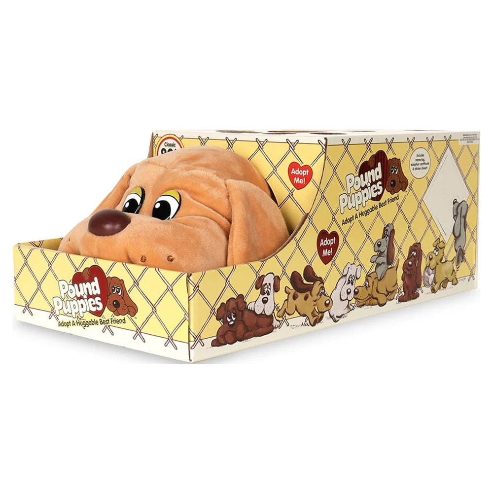 Pound Puppies 17 inch Plush Puppy - Beige with Brown Spots - Image 2