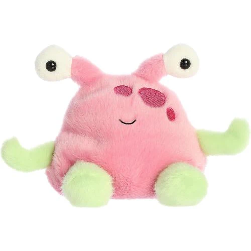 Aurora Palm Pals Silly Alien 5 inch Plush - Pink and Green