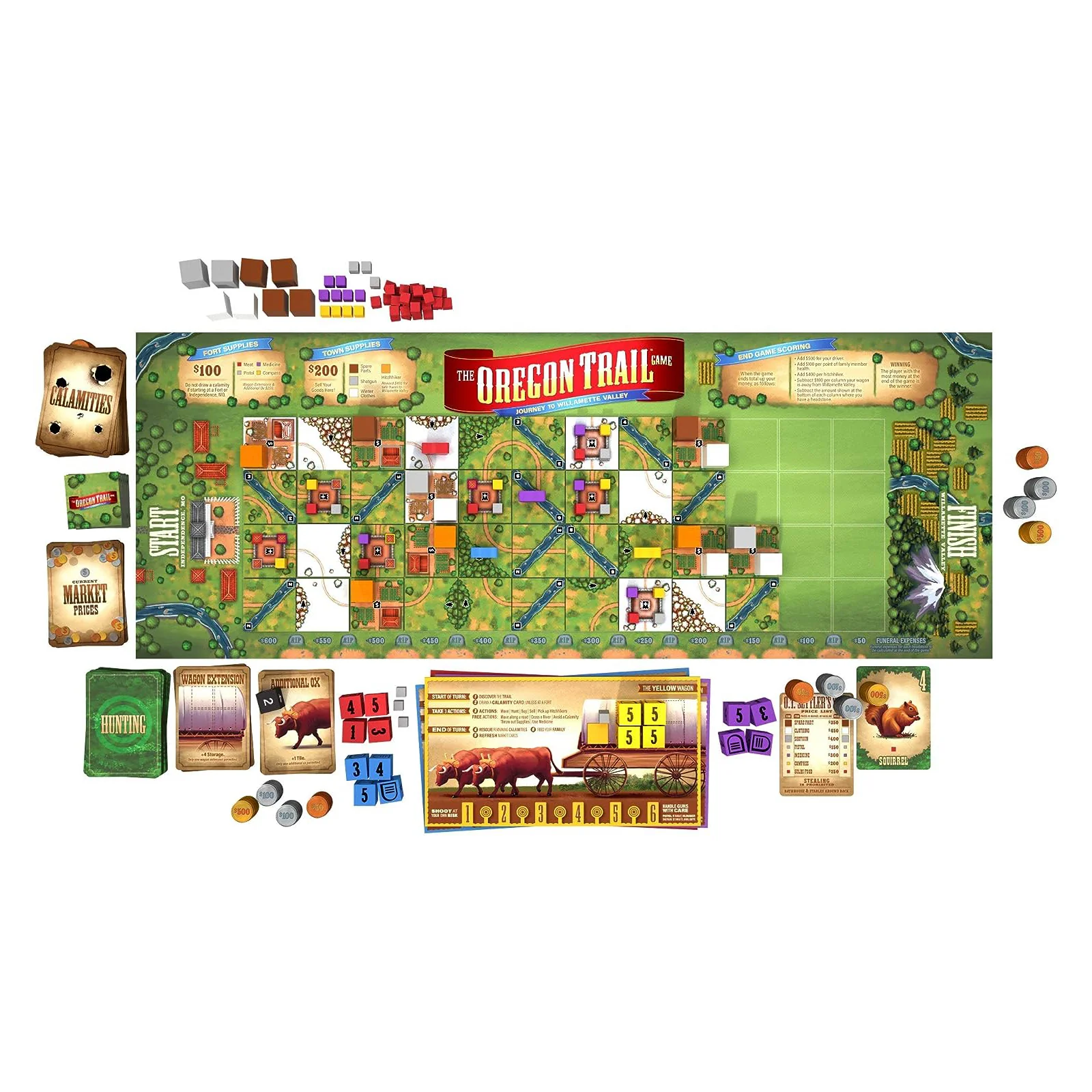 Pressman Oregon Trail Adventure Board Game - Image 3