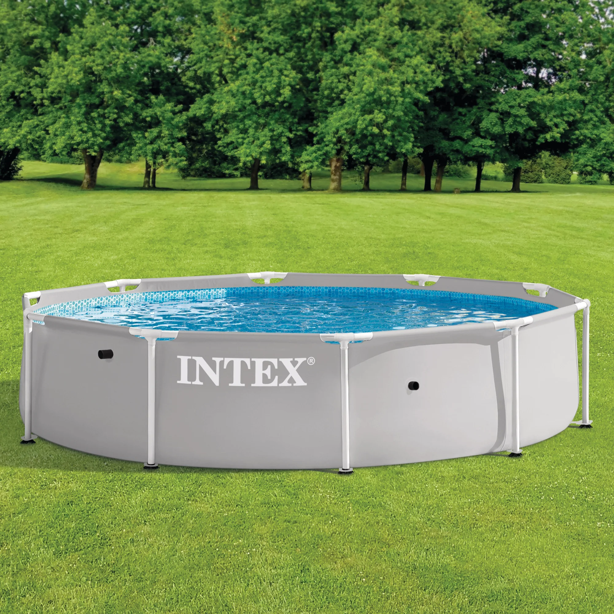 Intex Prism Frame Pool Set With Filter Pump - 10ft x 30in - Image 2