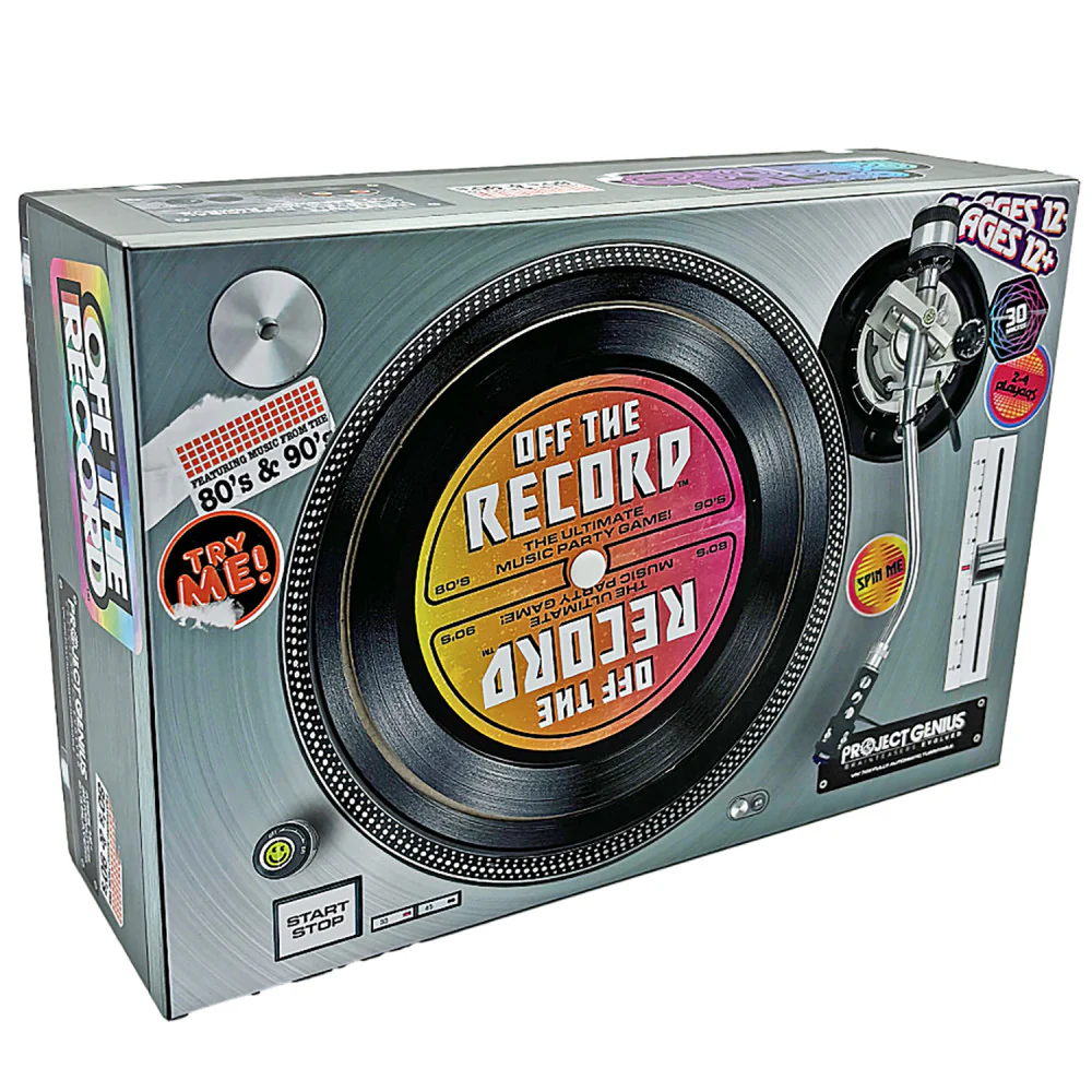 Project Genius: Off the Record - 80's & 90's Music Party Game