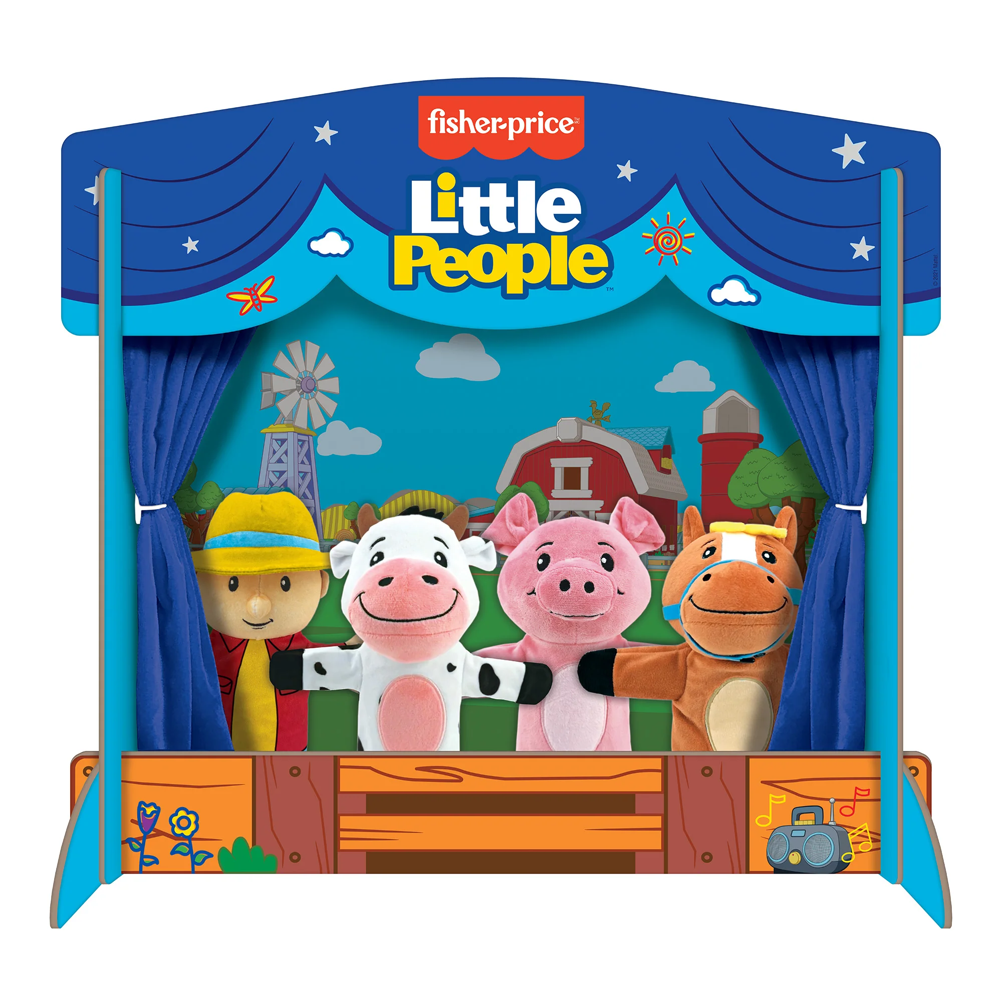 Fisher-Price Farmyard Friends Puppet Theater Set - Image 2