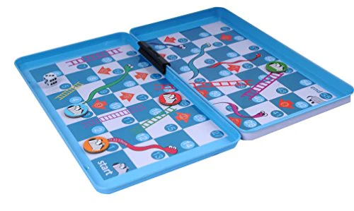 Purple Cow To Go Magnetic Snakes & Ladders Travel Game - Image 2