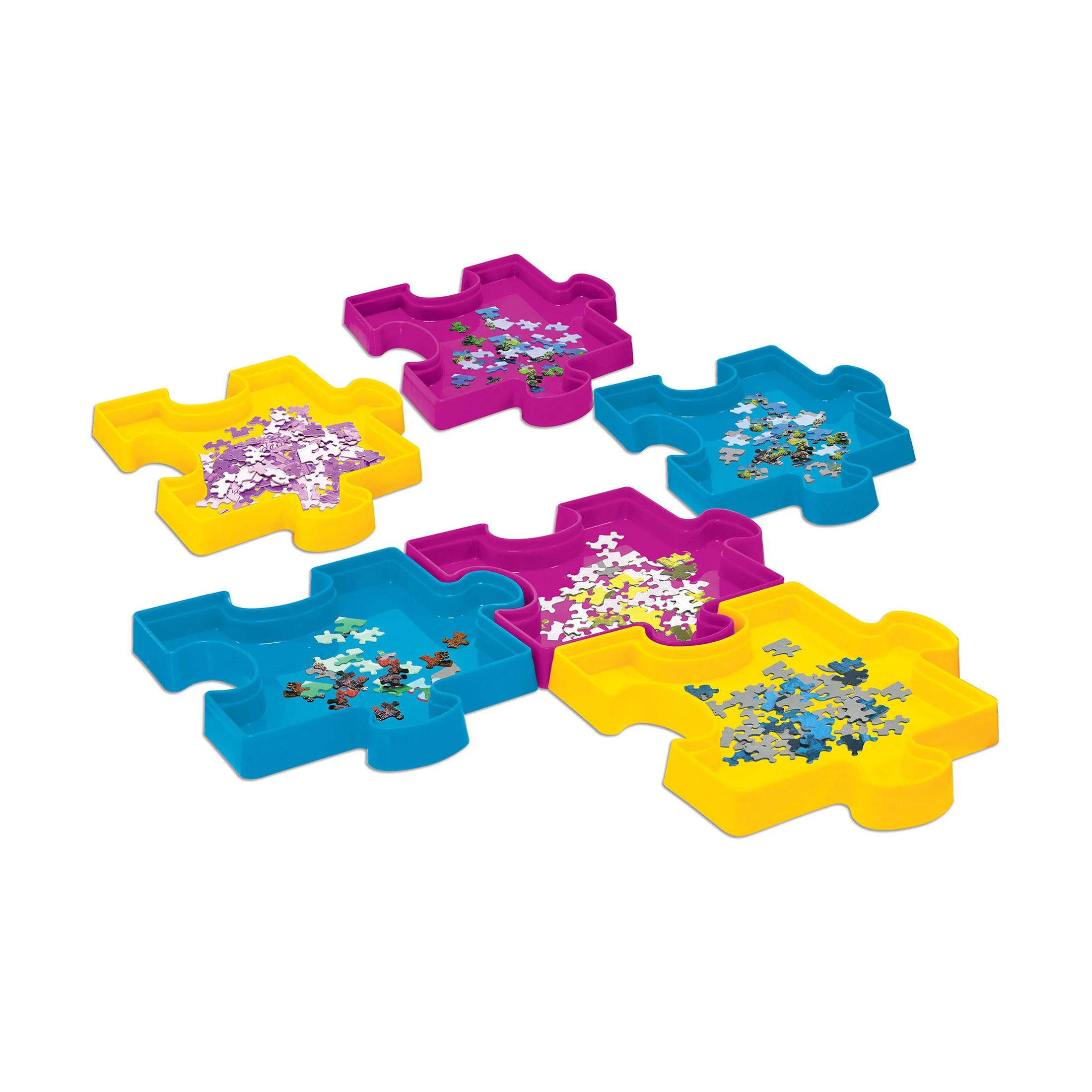 Puzzle Sort & Save Colorful Organizing Trays - Image 3