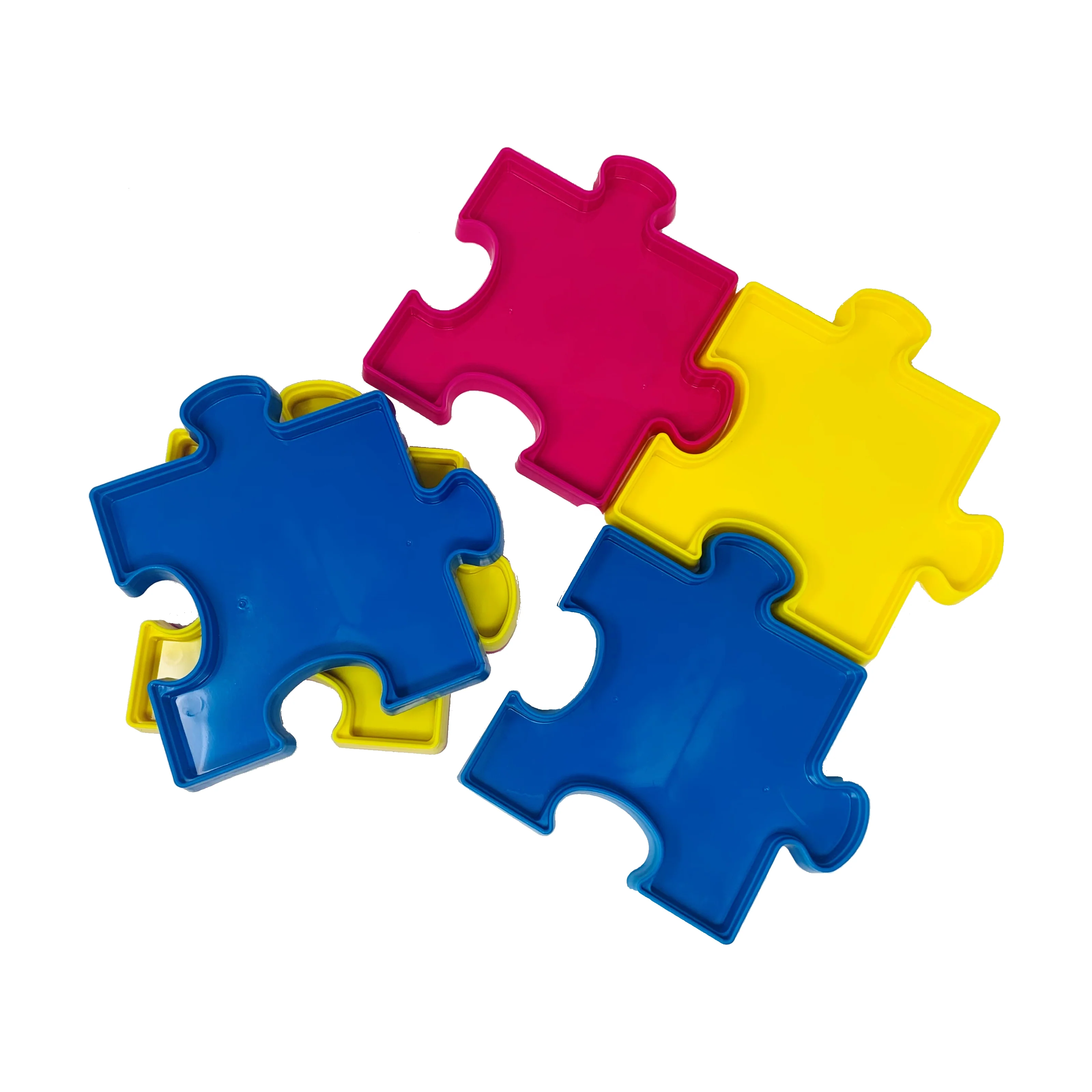 Puzzle Sort & Save Colorful Organizing Trays - Image 4
