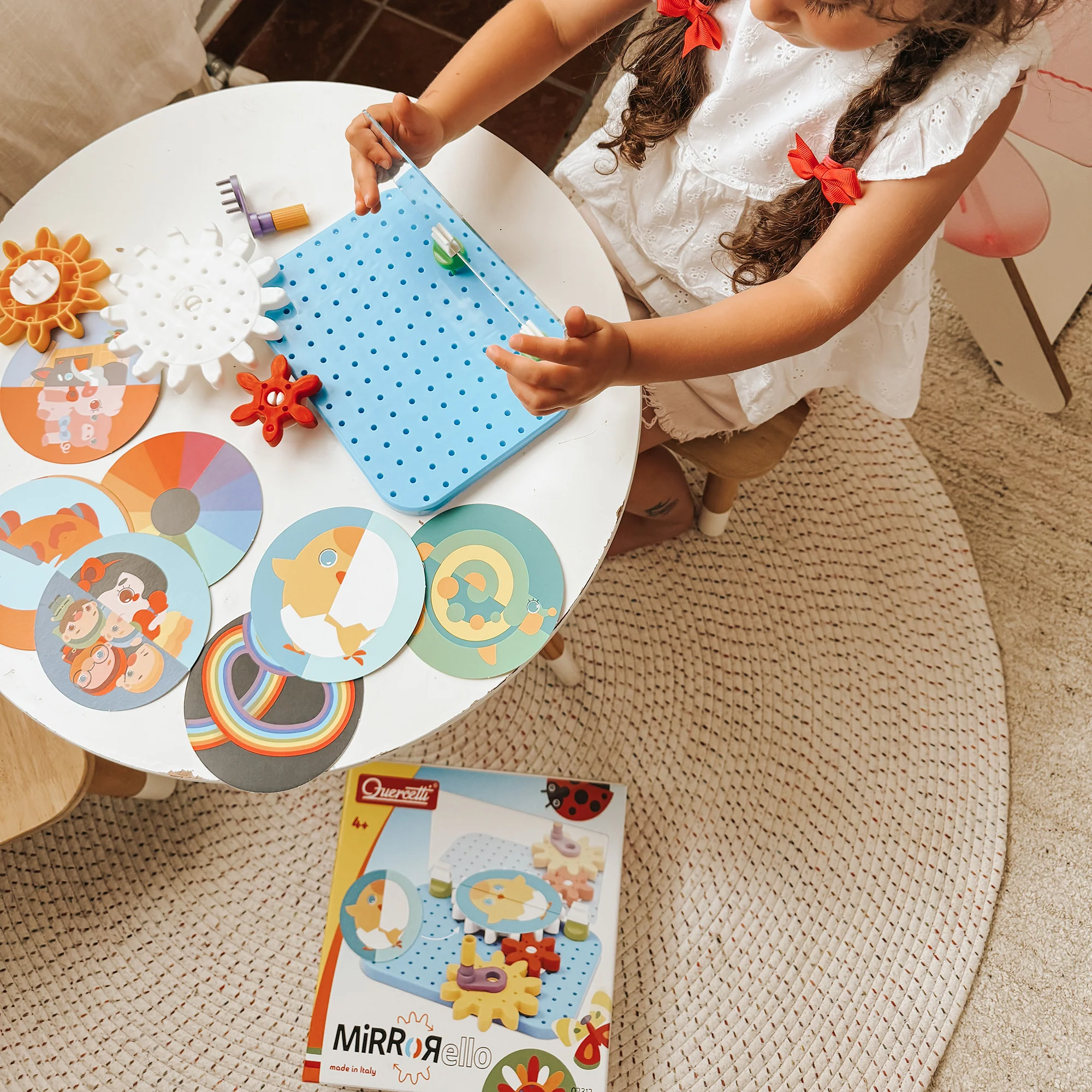 Quercetti Mirrorello - Interactive Gear Assembly Toy - STEM Learning for Kids 4+ - Image 5