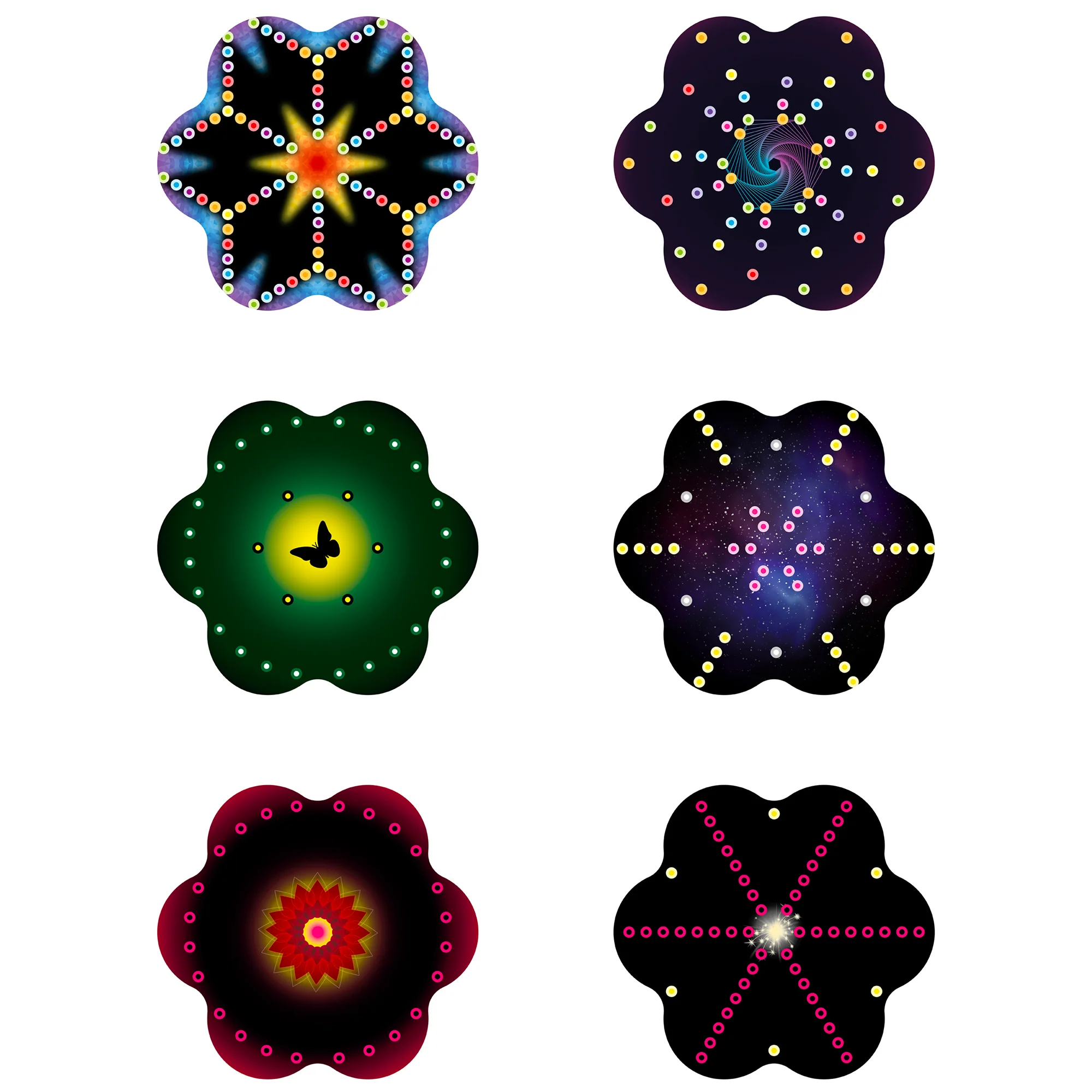 Quercetti Play Creativo String Art Mandala Craft Set - Colorful Design Fun - Image 4