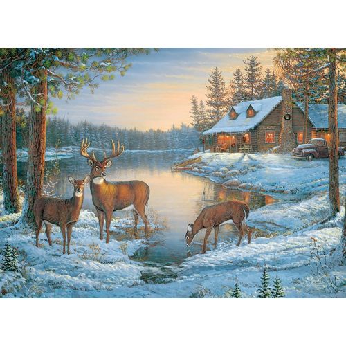 Quiet Place Linen Texture 1000pc Jigsaw Puzzle - Image 2