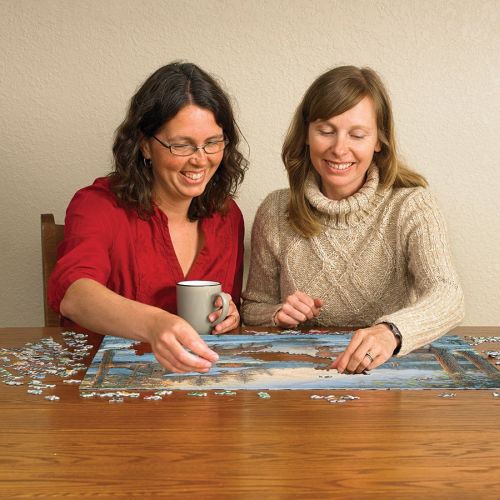 Quiet Place Linen Texture 1000pc Jigsaw Puzzle - Image 3