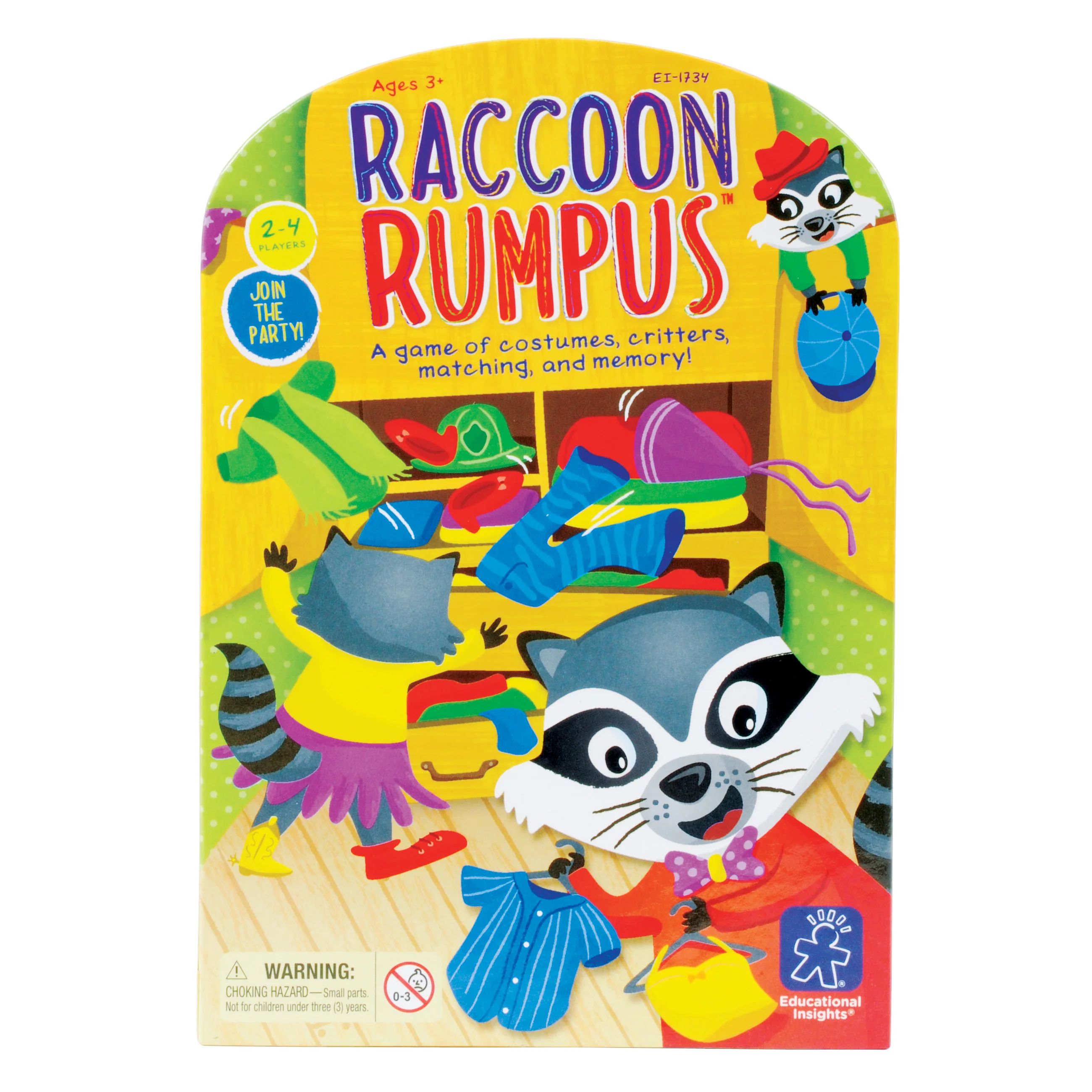 Raccoon Rumpus Preschool Matching and Memory Card Game - Image 3