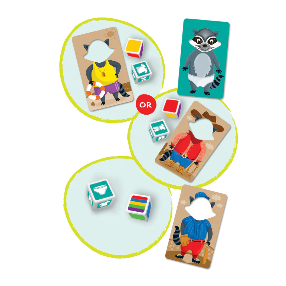Raccoon Rumpus Preschool Matching and Memory Card Game - Image 5