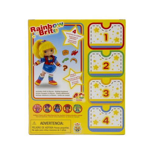 Rainbow Brite 5.5in Fashion Doll with Accessories - Threaded Hair - Image 3