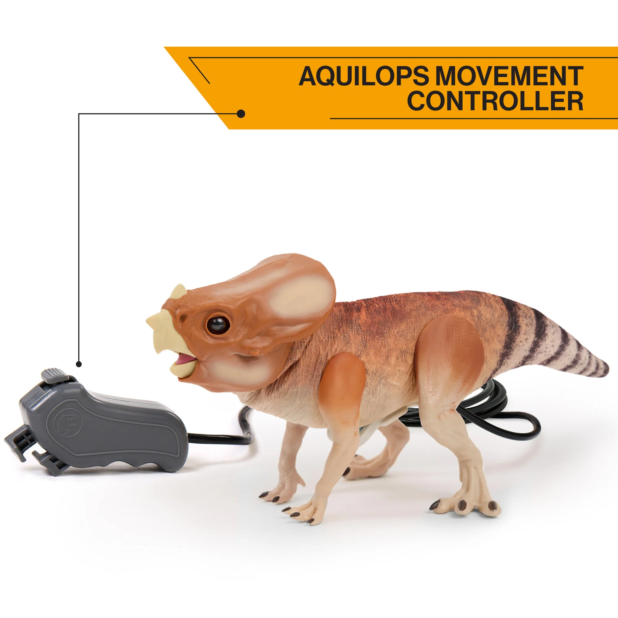 RealFX Puppetronic Jurassic World Dolores Aquilops Deluxe Animatronic Dinosaur Puppet - Image 2