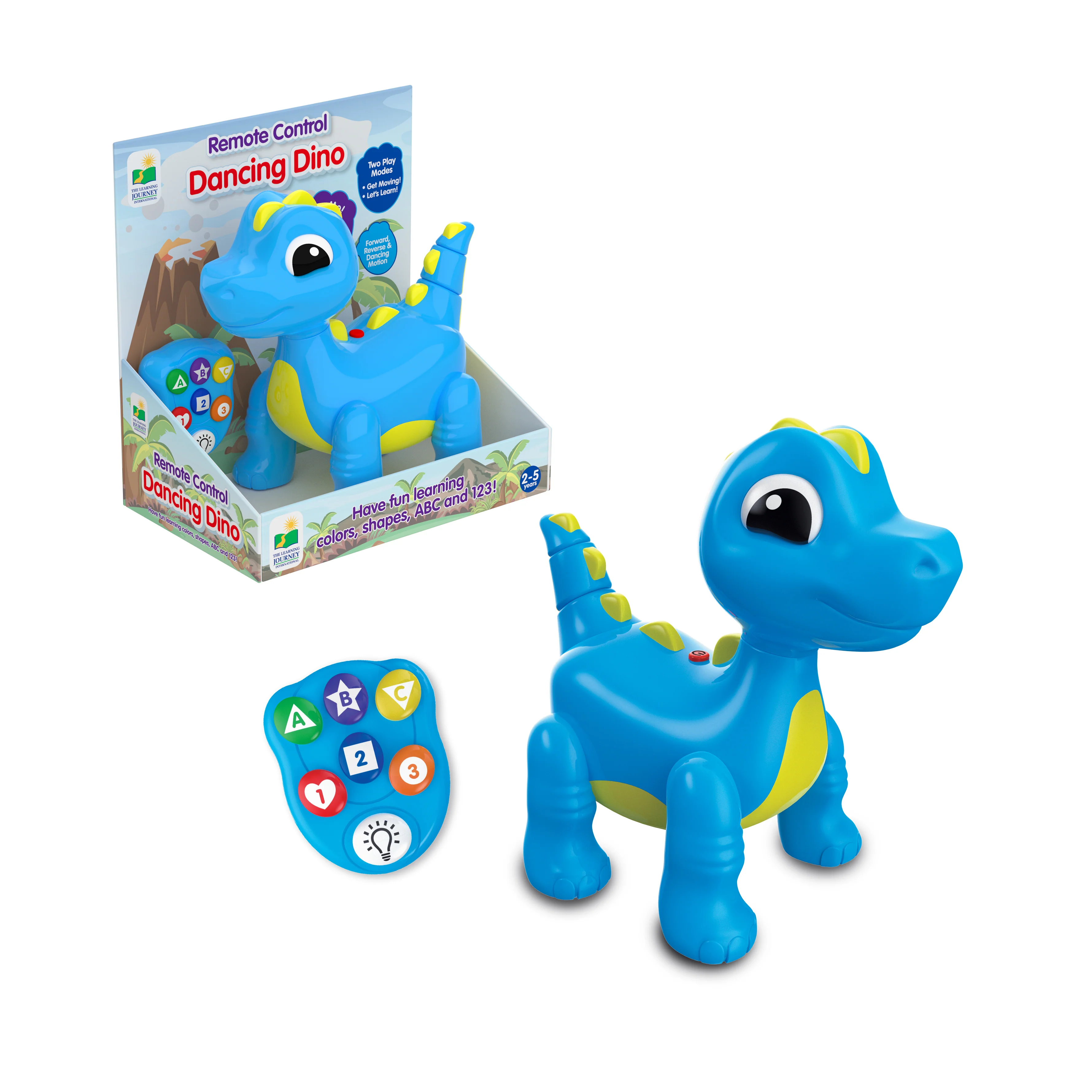 Early Learning Remote Control ABC Dancing Dino Toy - Image 3