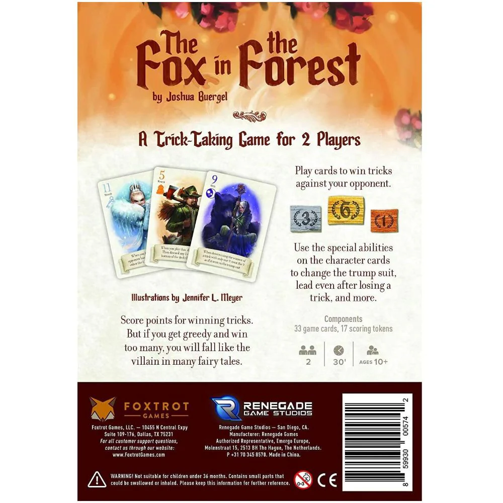 Fox in the Forest Trick-Taking Card Game by Renegade Game Studios - Image 2
