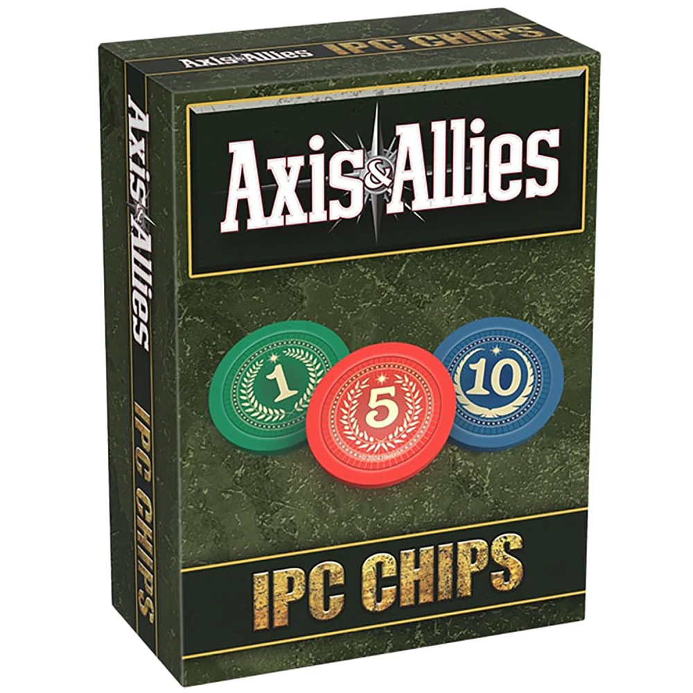 Renegade Games Studio Axis & Allies IPC Chips - Deluxe 75 Piece Set