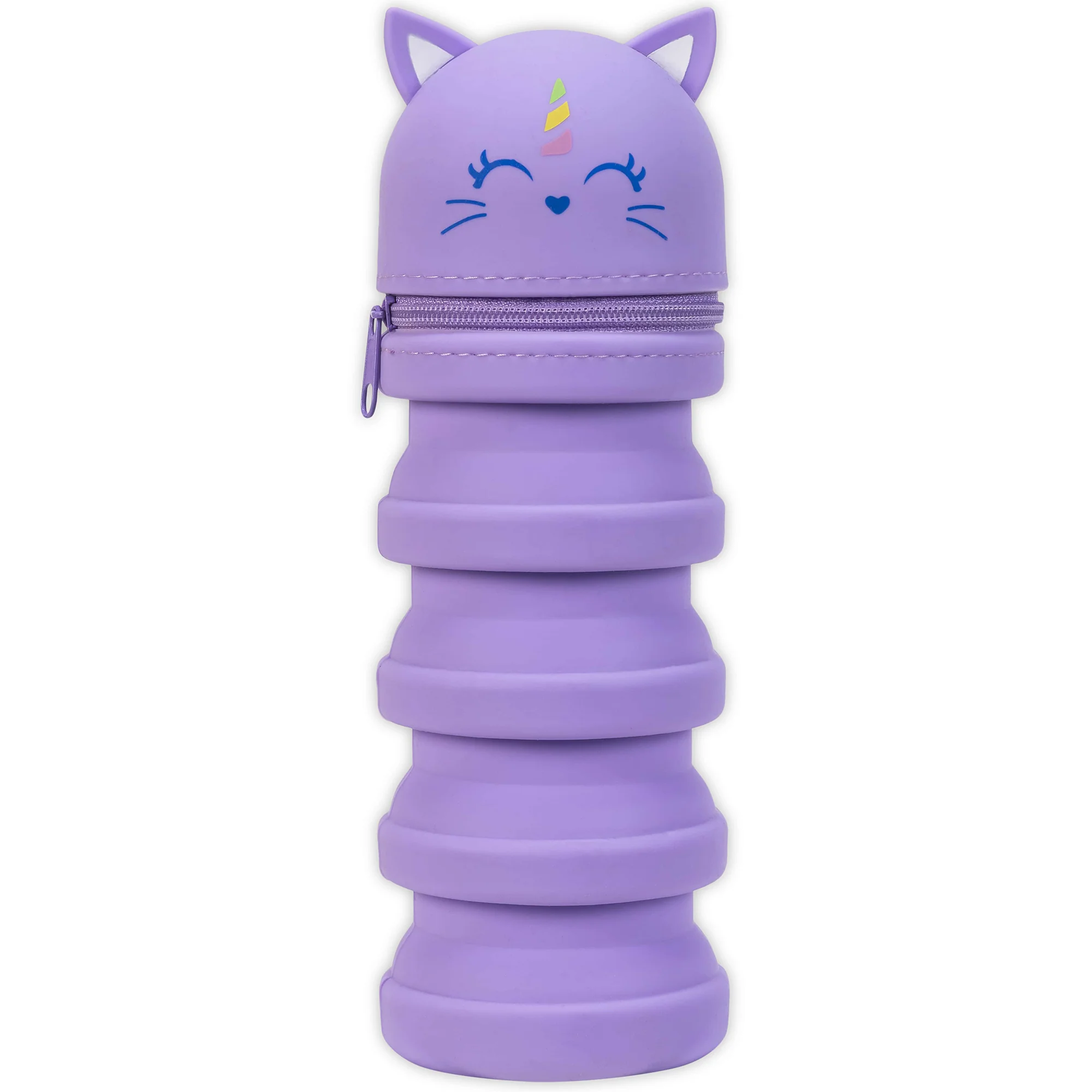 Unicorn Retractable Silicone Pencil Case
