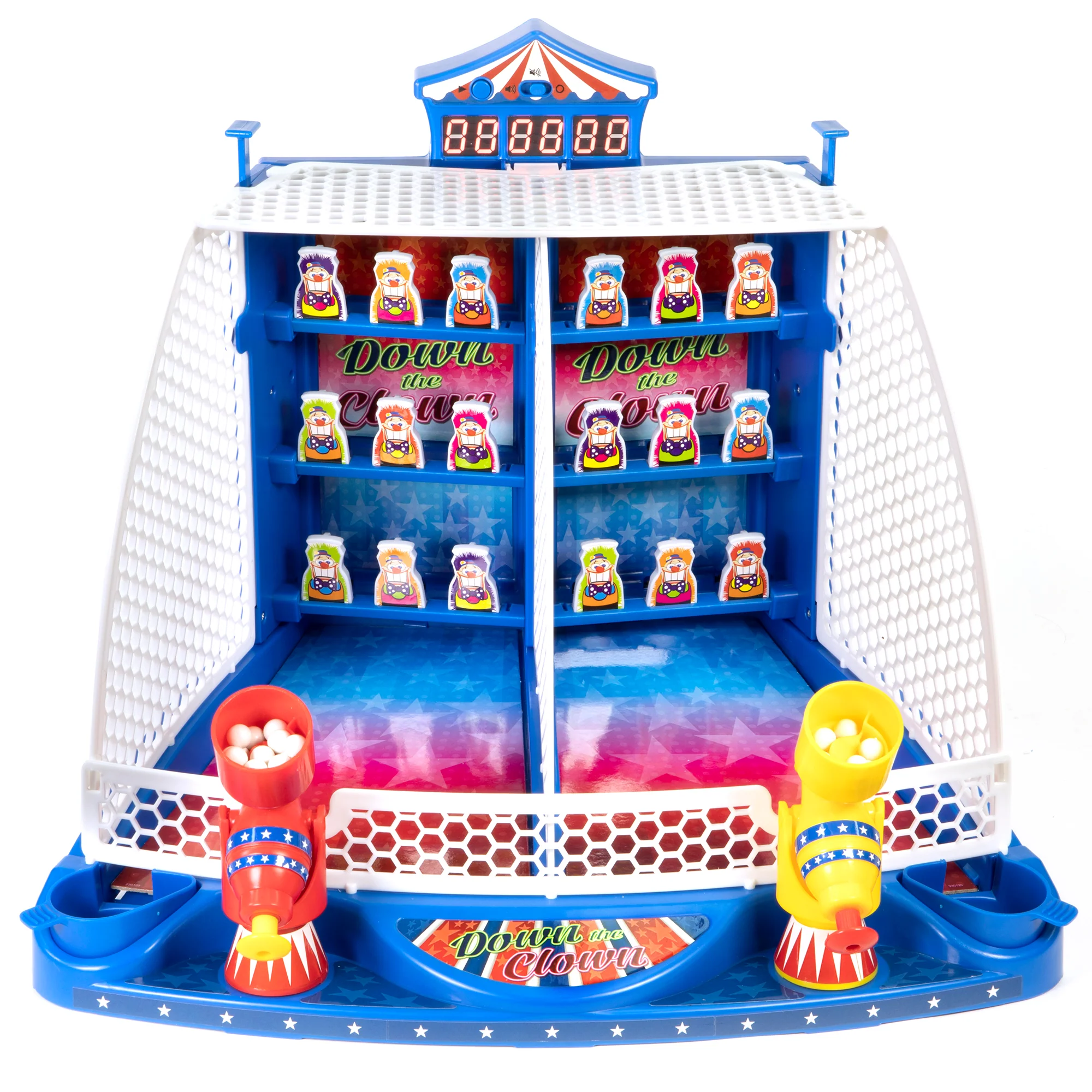 Retro Arcade Electronic Down The Clown Tabletop Carnival Game - Image 2