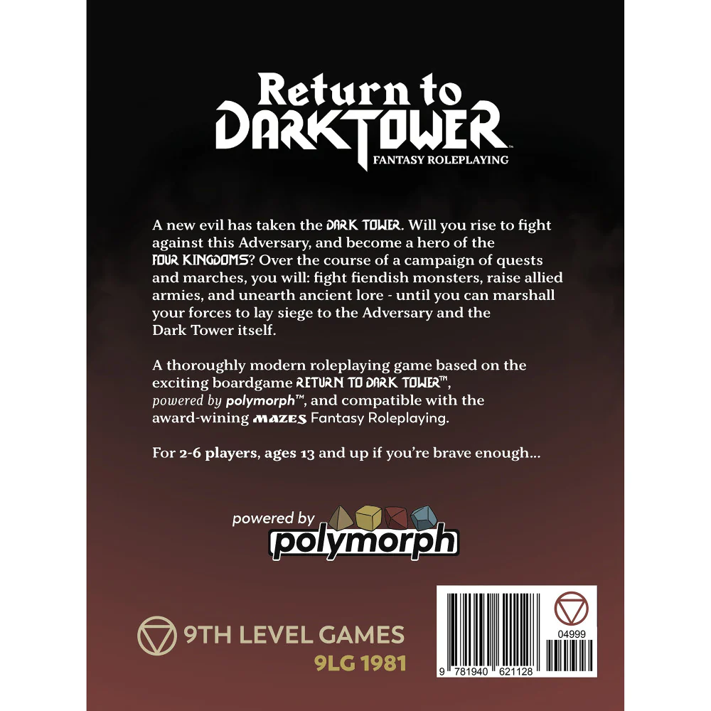 Return To Dark Tower - Deluxe Edition Fantasy RPG Hardcover Book - Image 2