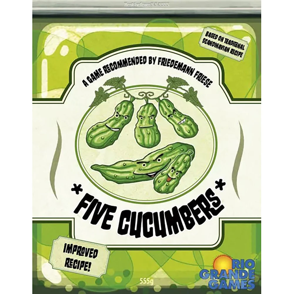 Rio Grande Games Five Cucumbers: Ultimate Strategy Card Frenzy - Image 2